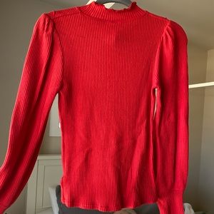 Free People Balloon Sleeve Top